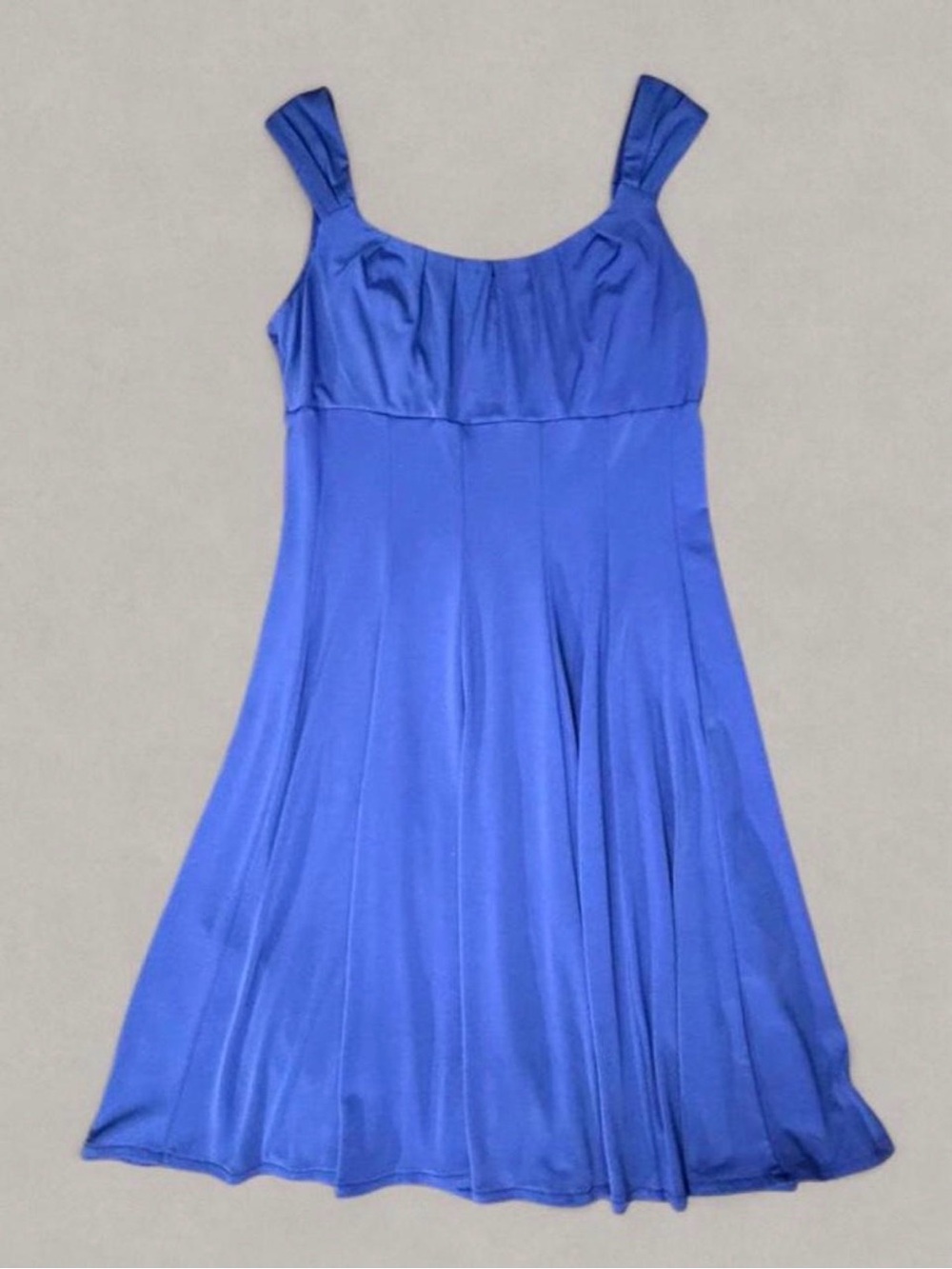 Royal Blue Sleeveless Fit-and-Flare Dress